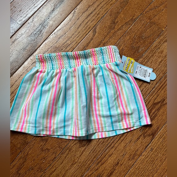 NWT Cat & Jack Purple Ruffle Sleeve Top with Striped Skirt, Size 18 M - Picture 7 of 10